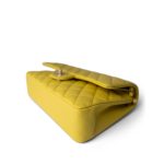 Yellow Caviar Quilted Classic Flap Medium Light Gold Hardware - Image 8