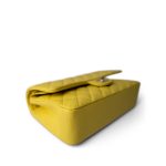 Yellow Caviar Quilted Classic Flap Medium Light Gold Hardware - Image 9