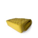 Yellow Caviar Quilted Classic Flap Medium Light Gold Hardware - Image 10