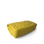 Yellow Caviar Quilted Classic Flap Medium Light Gold Hardware - Image 11