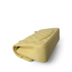 Yellow Caviar Quilted Classic Flap Small Light Gold Hardware - Image 8