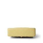 Yellow Caviar Quilted Classic Flap Small Light Gold Hardware - Image 12