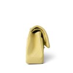Yellow Caviar Quilted Classic Flap Small Light Gold Hardware - Image 3