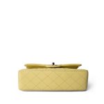 Yellow Caviar Quilted Classic Flap Small Light Gold Hardware - Image 20