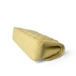 Yellow Caviar Quilted Classic Flap Small Light Gold Hardware - Image 22