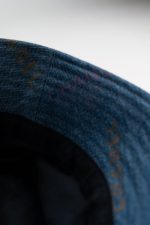 22P Blue Denim Cloche Bucket Hat M - Image 4
