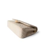 Ivory Canvas Camellia Classic Double Flap Gold Hardware Vintage - Image 7
