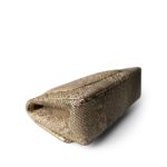 Pearl Python Jumbo Classic Flap Light Gold Hardware - Image 12