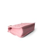 22K Pink Caviar Quilted School Memory Top Handle Flap Aged Gold Hardware - Image 11