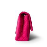 Pink Jersey Quilted XXL Jumbo Single Flap Light Gold Hardware - Image 4