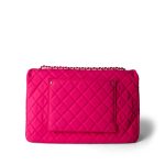 Pink Jersey Quilted XXL Jumbo Single Flap Light Gold Hardware - Image 5