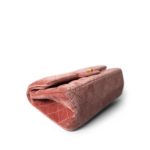 Pink/Rose Velvet Quilted Reissue 2.55 Flap 225 Aged Gold Hardware - Image 6