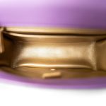 Purple Lambskin Quilted Pearl Crush Mini Square Aged Gold Hardware - Image 14