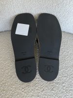 Chanel CC Espadrille Slip On Sandals Black - 39 - Image 8