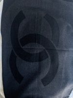 Chanel Cashmere Scarf - Black - Image 6