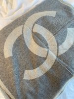 Chanel Cashmere Scarf - Grey - Image 2