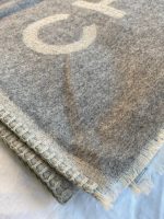 Chanel Cashmere Scarf - Grey - Image 4