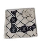 Cc Square Scarf Ivory