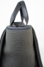 22A Grey Deauville Shopping Tote Small Silver Hardware - Image 10
