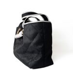 23M Coco Maxi Beach Shopping Tote Black Quilted - Image 9