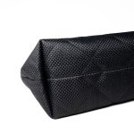 23M Coco Maxi Beach Shopping Tote Black Quilted - Image 12