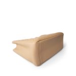 Beige Clair Caviar Quilted Grand Shopper Tote (GST) Gold Hardware - Image 3