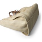 Striped Mixed Fibers Large Deauville Tote Beige / Brown - Image 8