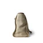 Striped Mixed Fibers Large Deauville Tote Beige / Brown - Image 4