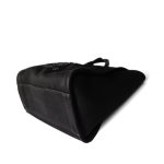 Black Canvas Pearl Medium Deauville Tote Silver Hardware - Image 7