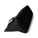 Black Canvas Pearl Medium Deauville Tote Silver Hardware - Image 6