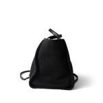 Black Canvas Pearl Medium Deauville Tote Silver Hardware - Image 4