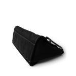 Black Canvas Pearl Medium Deauville Tote Silver Hardware - Image 5