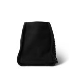 Black Canvas Pearl Medium Deauville Tote Silver Hardware - Image 2
