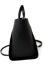 Black Caviar Studded Deauville Tote Medium/ Large Light Gold Hardware - Image 6