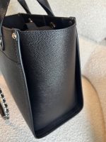 Chanel 20P Small/ Medium Deauville Shopping Tote Studded LGHW - Image 8