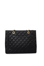 Grand Shopping Tote (GST) Black Caviar Quilted Gold Hardware - Image 5