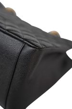 Grand Shopping Tote (GST) Black Caviar Quilted Gold Hardware - Image 11