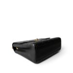Vintage Black Caviar Quilted Square Flap Gold Hardware - Image 12