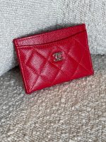22S Red Caviar Quilted Card Holder LGHW - Image 4
