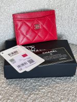 22S Red Caviar Quilted Card Holder LGHW - Image 9