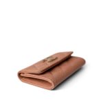 23P Rose Beige Caviar Quilted Flap O Card Holder - Image 3