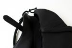 Dior Mini Ultramatte Black Saddle Bag Grained Calfskin Leather - Image 4
