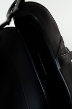 Dior Mini Ultramatte Black Saddle Bag Grained Calfskin Leather - Image 6