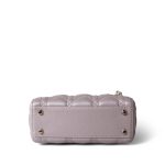 Mini Lady Dior Lotus Cannage Pale Lilac Pink Pearlescent Lambskin - Image 6