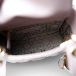 Mini Lady Dior Lotus Cannage Pale Lilac Pink Pearlescent Lambskin - Image 11
