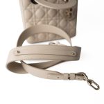 Small Lady Dior Beige Cannage Lambskin Bag - Image 17