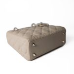 Small Lady Dior Beige Cannage Lambskin Bag - Image 12