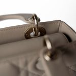 Small Lady Dior Beige Cannage Lambskin Bag - Image 14