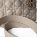 Small Lady Dior Beige Cannage Lambskin Bag - Image 21