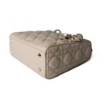 Small Lady Dior Beige Cannage Lambskin Bag - Image 6